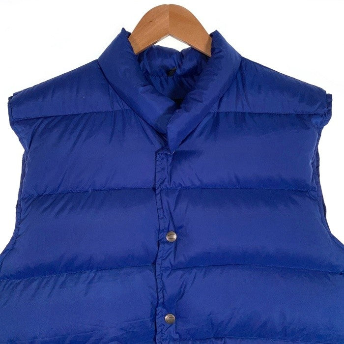 80's WOOLRICH ウールリッチ ダウンベスト ブルー Size L 福生店