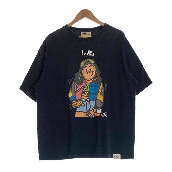 SAMPLES サンプルズ Boxer Juntaro BOP LEGENDS プリントTシャツ ブラック Size XL 福生店