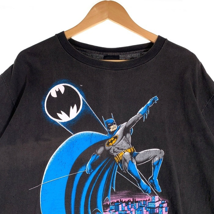 80’s~ BATMAN バットマン プリントTシャツ ブラック Changes USA製 1988コピーライト Size XL 福生店