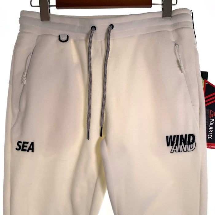 WIND AND SEA ウィンダンシー POLARTECH FLEECE PANTS ポーラーテック フリースパンツ ホワイト WDS-O-ESS-24-Q2-PLT-03 Size L 福生店