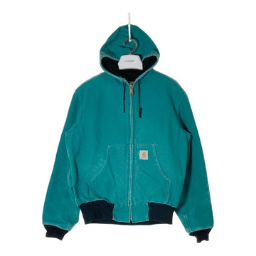 Carhartt カーハート  CRAFTED WITH PRIDEタグ USA製 裏サーマル アクティブジャケット ターコイズ sizeM 瑞穂店