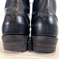 Wesco ウエスコ Job Master ジョブマスター LTT レースアップ レザーブーツ ブラック 38 05 Size 8 1/2D (26.5cm) 福生店