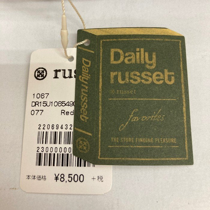 Daily russet デイリーラシット エナメルショルダーバッグ レッド 瑞穂店
