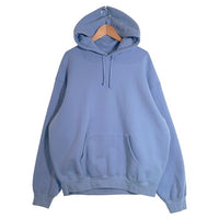 SUPREME シュプリーム 24AW Satin Applique Hooded Sweatshirt サテンアップリケ プルオーバースウェットパーカー ライトブルー Size L 福生店