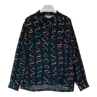 STAR OF HOLLYWOOD スターオブハリウッド SH28123 WAVY STRIPE オープンカラーシャツ ブラック sizeM 瑞穂店
