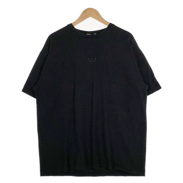 WIND AND SEA ウィンダンシー Black Over Dye S/S Tee ブラックオーバーダイ ショートスリーブTシャツ 刺繡 バックプリント WDS-O-BKF-25-Q2-03 Size XL 福生店