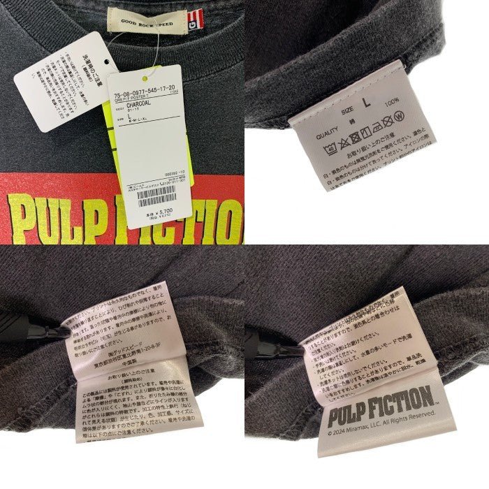 GOOD ROCK SPEED PULP FICTION パルプフィクション ポスターアート プリントTシャツ ブラック Size L 福生店