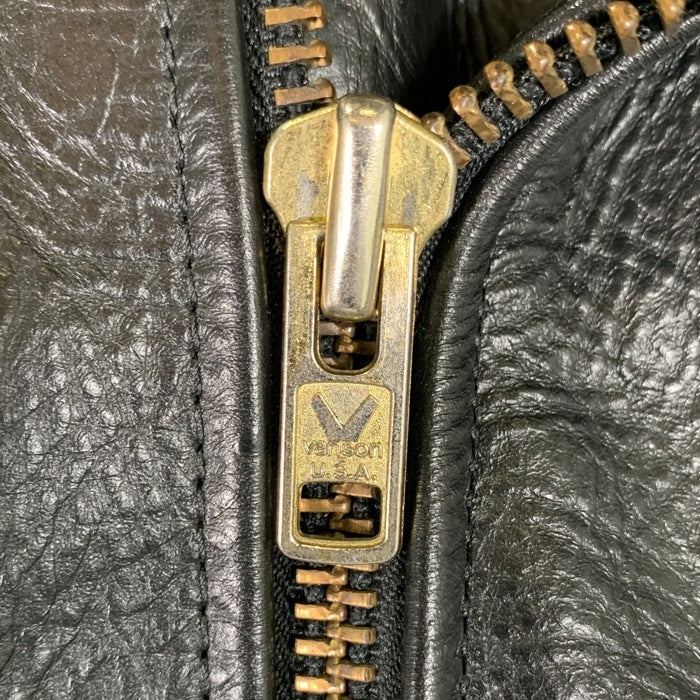 VANSON バンソン C2 レザーダブルライダースジャケット ブラック 現行 Size 44 福生店