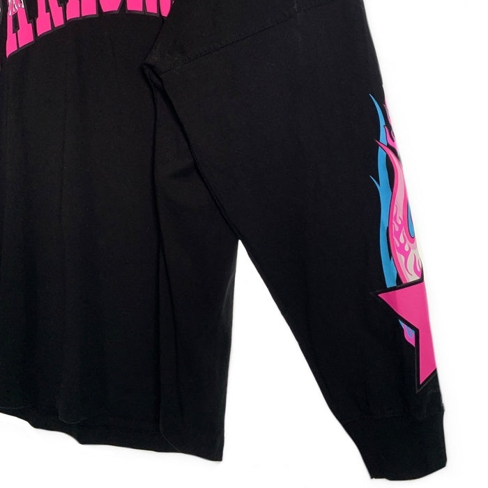 Paragraph パラグラフ アーチファイヤーロゴプリント ロングスリーブTシャツ ブラック Size 1 福生店