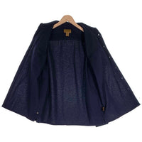 ST.JOHN’S BAY セントジョンズベイ フランネルシャツ プレーン ネイビー Size M 福生店