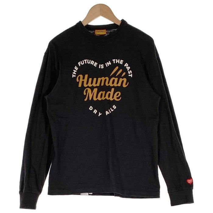 HUMAN MADE ヒューマンメイド GRAPHIC L/S T-SHIRT グラフィック 長袖 ロンT ロングスリーブ Tシャツ ブラック HM29CS019 Size M 福生店
