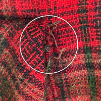 PENDLETON ペンドルトン ウール 長袖シャツ 60s チェック ブラックxレッド sizeS 瑞穂店