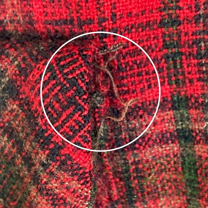 PENDLETON ペンドルトン ウール 長袖シャツ 60s チェック ブラックxレッド sizeS 瑞穂店