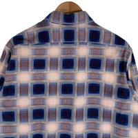 Subculture サブカルチャー COTTON CHECK SHIRT コットン チェック 長袖 シャツ ブルー SCTP-A2605 Size 2 福生店