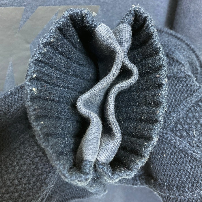 NIKE ナイキ sacai サカイ スウェット ケーブルニットバックデザイン トレーナー ネイビー 802259-451 Size S 瑞穂店