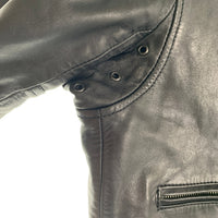 Paul Smith JEANS ポールスミスジーンズ シングル ライダースジャケット ホースハイド ブラック 593LB Size M 福生店