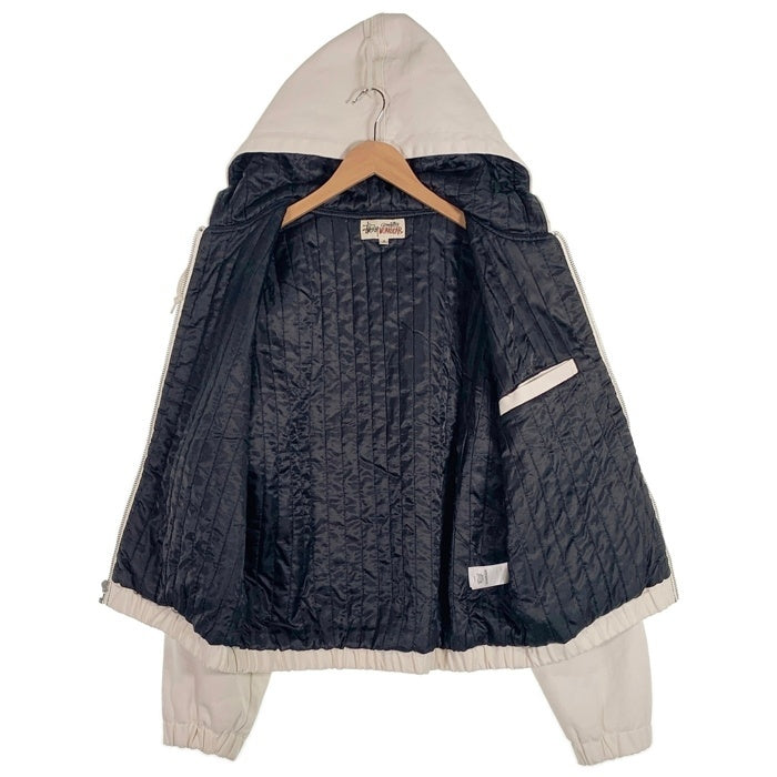 STUSSY ステューシー INSULATED CANVAS WORK JACKET キャンバス ワーク ジャケット ナチュラル  Size M 福生店