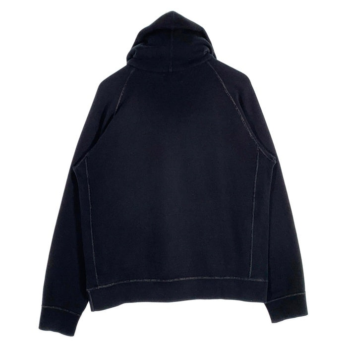 TENDERLOIN テンダーロイン T-PARKA 後付け プルオーバースウェットパーカー ブラック ラグランスリーブ フェルトワッペン Size L 福生店