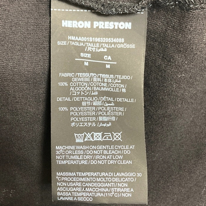 HERON PRESTON ヘロンプレストン モックネック 長袖Tシャツ ブラック sizeM 瑞穂店