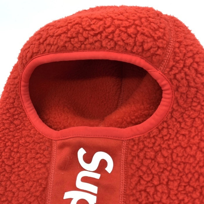 SUPREME シュプリーム 17AW Polartec Deep Pile Balaclava ポーラテック ディープパイル バラクラバ ボアフリース レッド 福生店