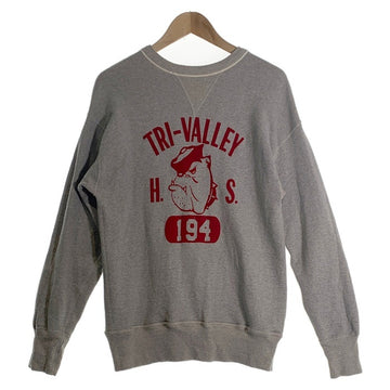 WAREHOUSE ウエアハウス 23秋冬 両V TRI-VALLEY H.S. クルーネックスウェットトレーナー グレー Size 40 福生店
