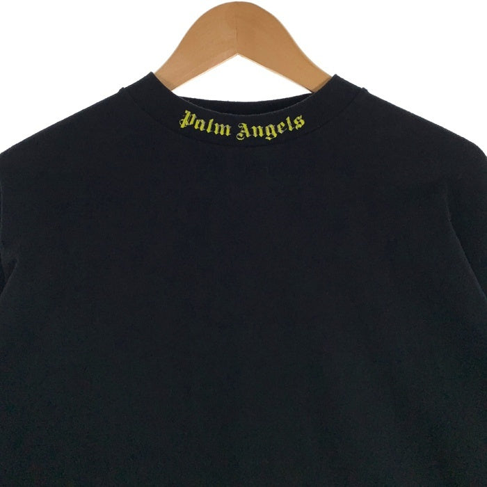 Palm Angels パームエンジェルス CLASSIC LOGO OVER TEE クラシックロゴプリント Tシャツ ブラック PMAB001S19413007 Size M 福生店