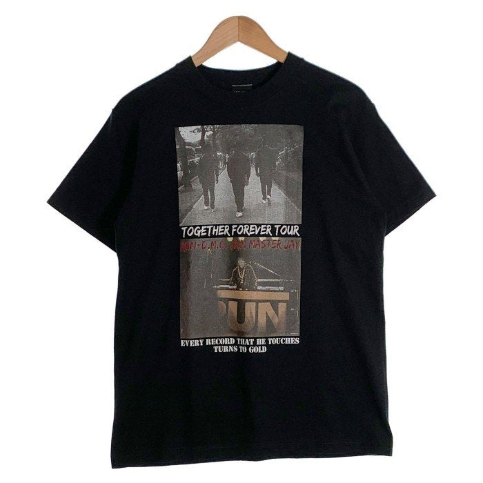 Ricky Powell リッキーパウエル RUN DMC ランディーエムシー フォトプリント Tシャツ TOGETHER FOREVER TOUR ブラック Size M 福生店