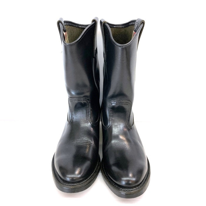 RED WING レッドウィング 8155 PECOS ペコス レザーブーツ ブラック ソフトトゥ 07年 Size 8E (26cm) 瑞穂店