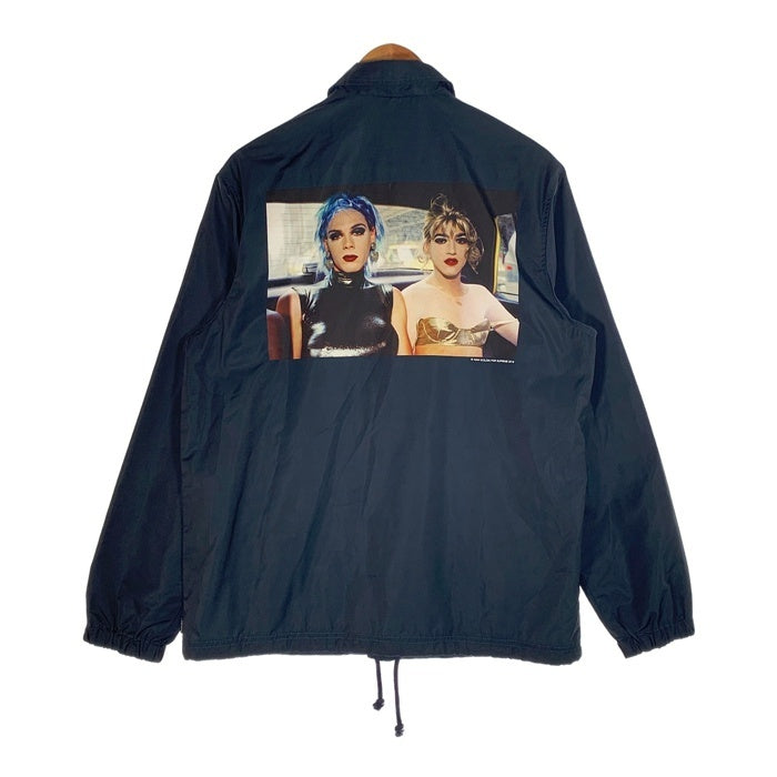 SUPREME シュプリーム 18SS Nan Goldin ナン・ゴールディン Misty and Jimmy Paulette Coaches Jacket プリント コーチジャケット ネイビー ポリエステル Size M 福生店