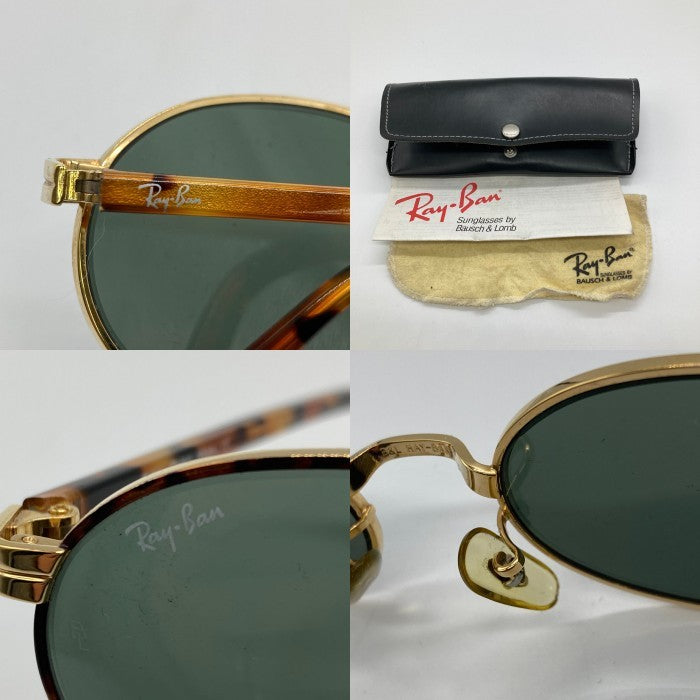 RAYBAN レイバン B&L W2188 ボシュロム サングラス ゴールド メタルフレーム フルリム オーバル ブラウン ブラック 瑞穂店