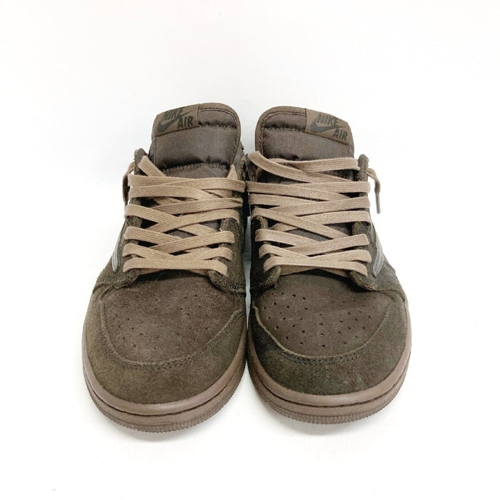 NIKE×Travis Scott ナイキ×トラヴィススコット DM7866-202 AIR JORDAN1 LOW OG SP スニーカー ダークブラウン size27cm 瑞穂店