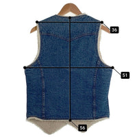 70's 80`s Levi`s リーバイス オレンジタブ ボア デニム ベスト ライトブルー 60607 0213 Size M 福生店