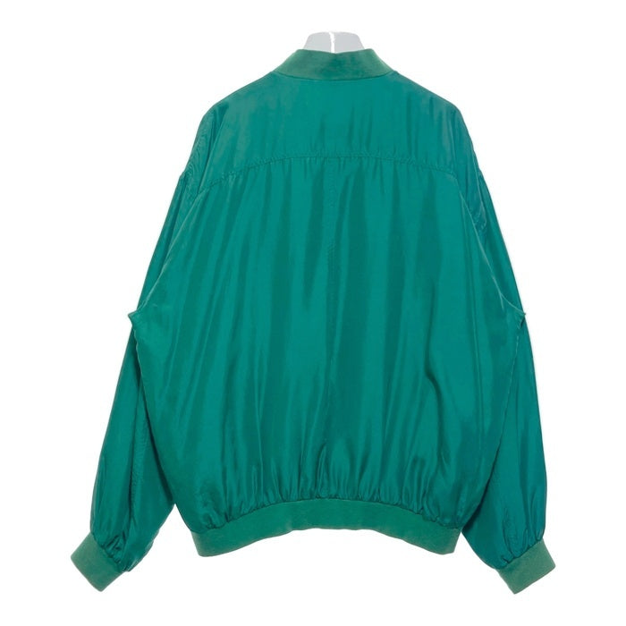 ジップアップ リブブルゾン グリーン Size L 瑞穂店