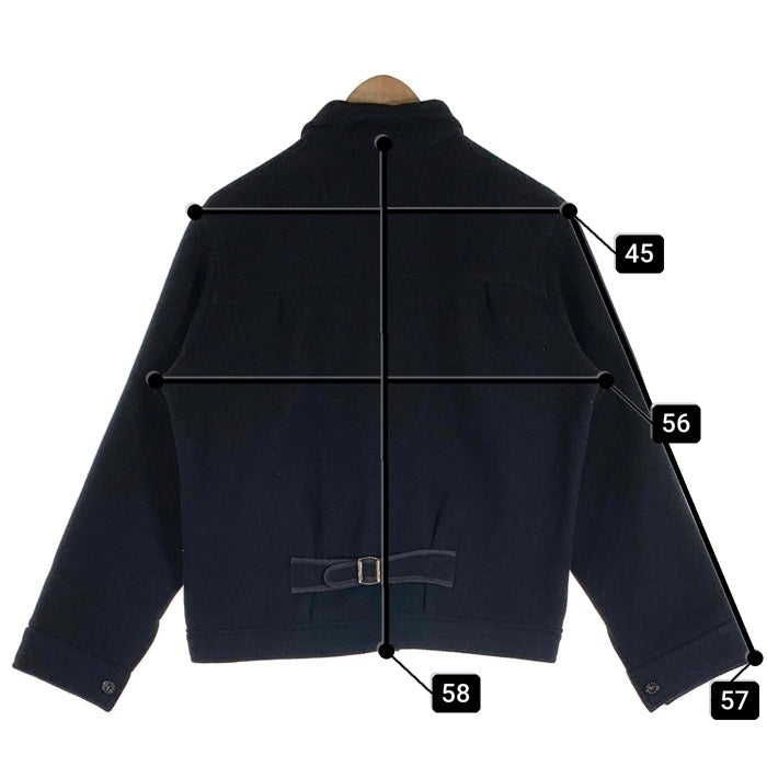 Cushman クッシュマン MELTON FIRST JACKET メルトン ファーストジャケット ウール ブラック バックルバック LOT 21373 Size L 福生店