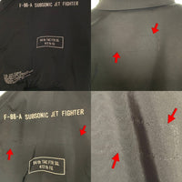 AVIREX アヴィレックス STENCIL JACKET ステンシルジャケット 中綿 シンサレート ブラック 783-4252036 Size L 福生店