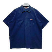 BEN DAVIS ベンデイビス USA製 ハーフジップ プルオーバーシャツ ネイビー sizeXL 瑞穂店