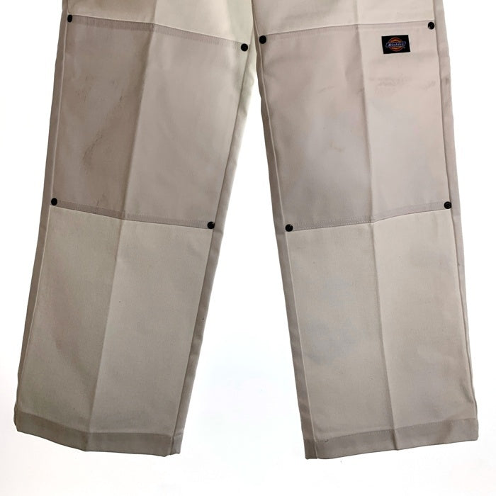 Dickies ディッキーズ AIVER アイバー リベット ダブルニー ワーク パンツ ホワイト ACGEN0822001 Size S 福生店