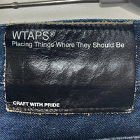 WTAPS ダブルタップス 17AW BLUES SKINNY スキニーデニムパンツ ジーンズ インディゴ 172WVDT-PTM02 Size M 瑞穂店
