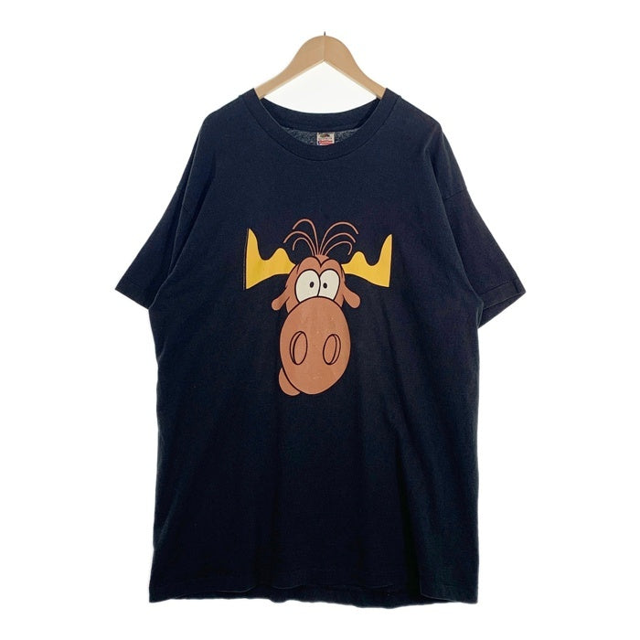 90's TACO BELL タコベル GREETINGS TACO LOVERS プリントTシャツ ブラック FRUIT USA製 Size XXL 福生店