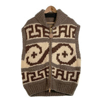 WIND AND SEA ウィンダンシー COWICHAN KNIT VEST カウチンニットベスト グレー WDS-O-ATWK-24-Q4-KN-02 福生店
