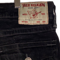 True Religion トゥルーレリジョン Ricky Flap SN32 Black ブラックデニムストレートパンツ Size 32 福生店