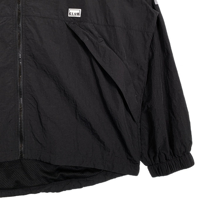 PRO CLUB プロクラブ FULL COURT WINDBREAKER JACKET ウィンドブレーカージャケット トラック ブラック ナイロン リフレクター Size 2XL 福生店