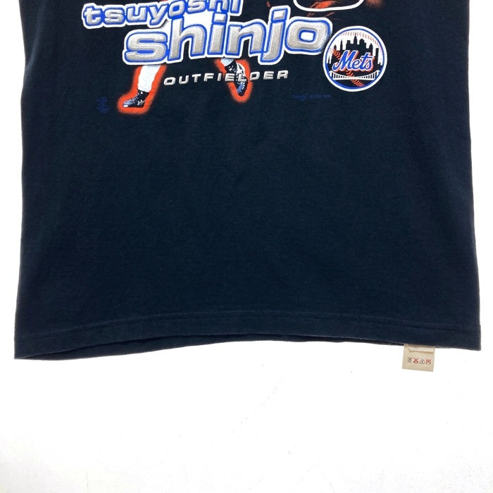majestic マジェスティック ニューヨークメッツ 新庄剛志 Tシャツ ブラック sizeM 瑞穂店