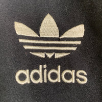 90-00's adidas アディダス スリーストライプ トラックジャケット トレフォイル刺繡 ブラック 万国旗タグ ベトナム製 Size L 福生店
