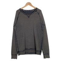 DENHAM デンハム CARVER SWEAT VRF 加工 クルーネックスウェットトレーナー フェードブラック Size M 福生店