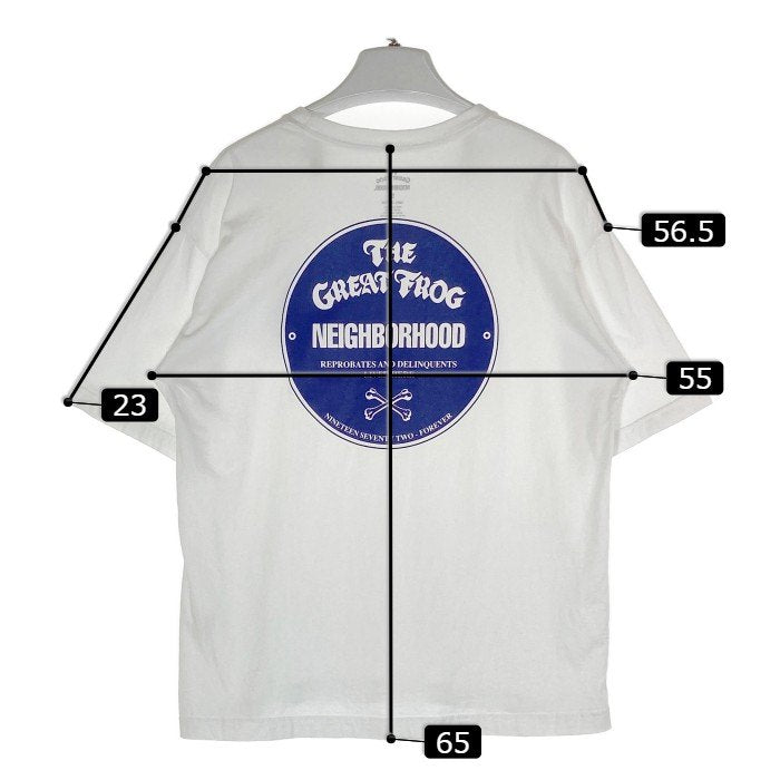 NEIGHBORHOOD ネイバーフッド × THE Great FROG グレート フロッグ TEE SS  Tシャツ ホワイト sizeS 瑞穂店