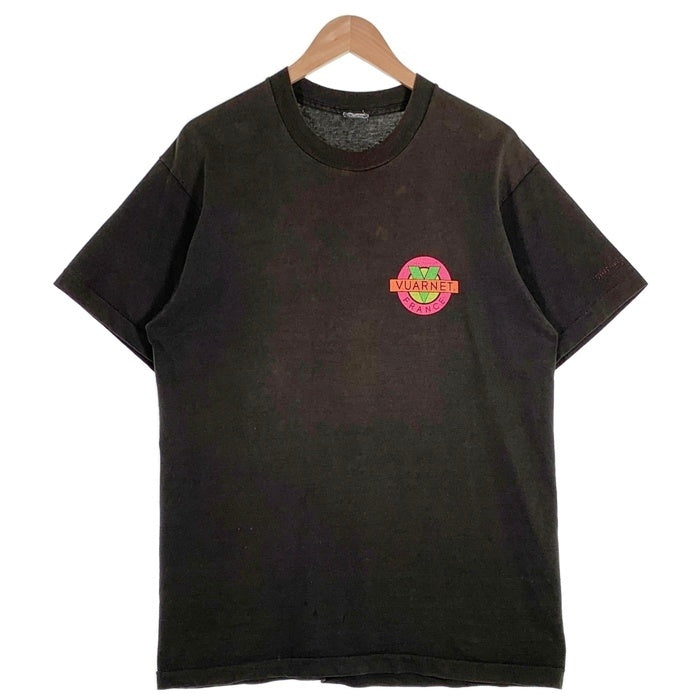 90's VUARNET FRANCE ヴァルネ フランス バックプリント 半袖 Tシャツ チャコール Size XL相当 福生店