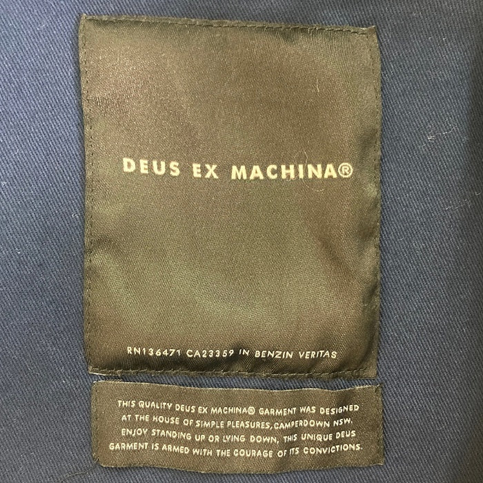 DEUS EX MACHINA デウスエクスマキナ DMP206403 ジップアップ ワークジャケット ネイビー SizeS 瑞穂店