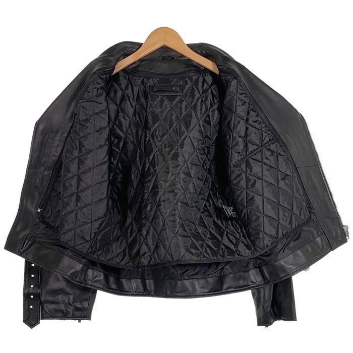Liugoo Leathers リューグーレザーズ 牛革 本革 SWAP LINER スワップライナー UKクラシック ダブルライダース ジャケット ブラック CW-R-3 Size L 福生店