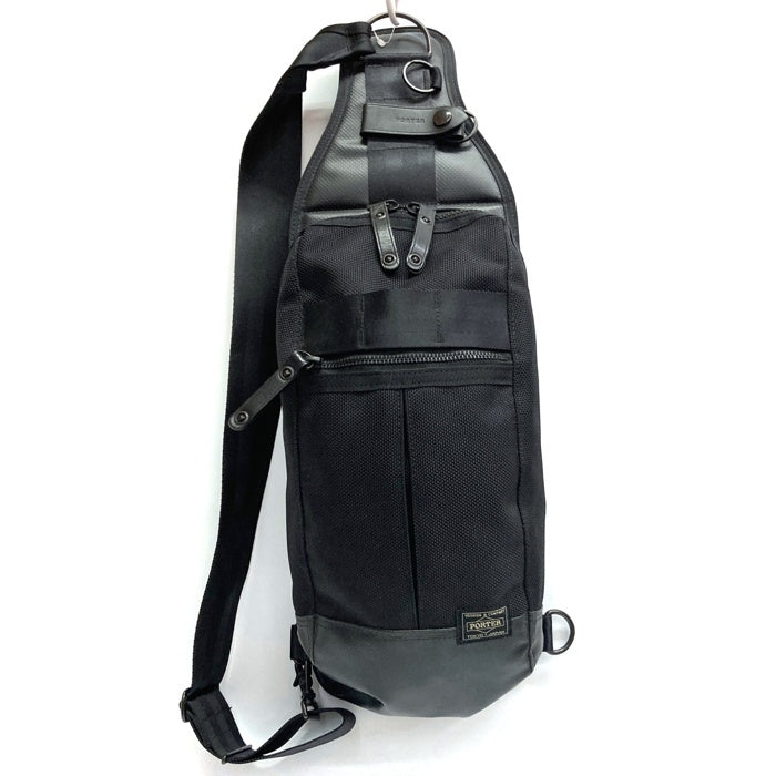 PORTER ポーター HEAT  SLING SHOULDER BAG ヒート スリング ショルダーバッグ ブラック 瑞穂店